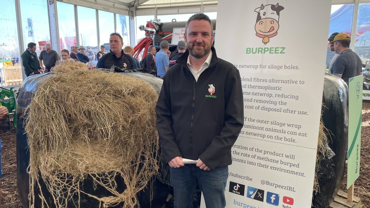 Livestock-edible bale net wrap showcased at Ploughing 2024